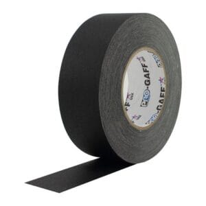 PRO-GAFF 2 Inch Black Gaffer Tape