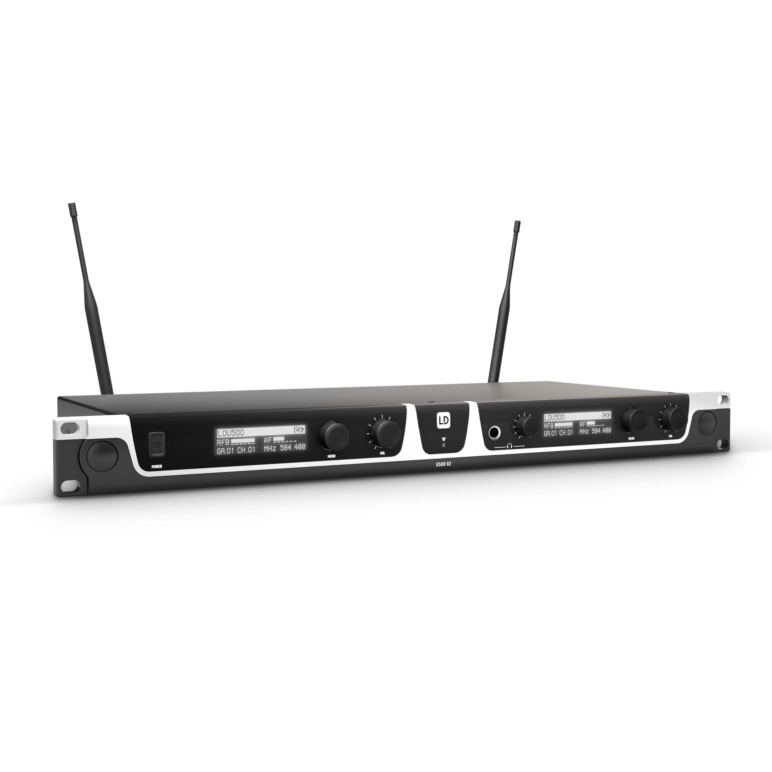 LD Systems U500 Series Dual Wireless Microphone (Front)