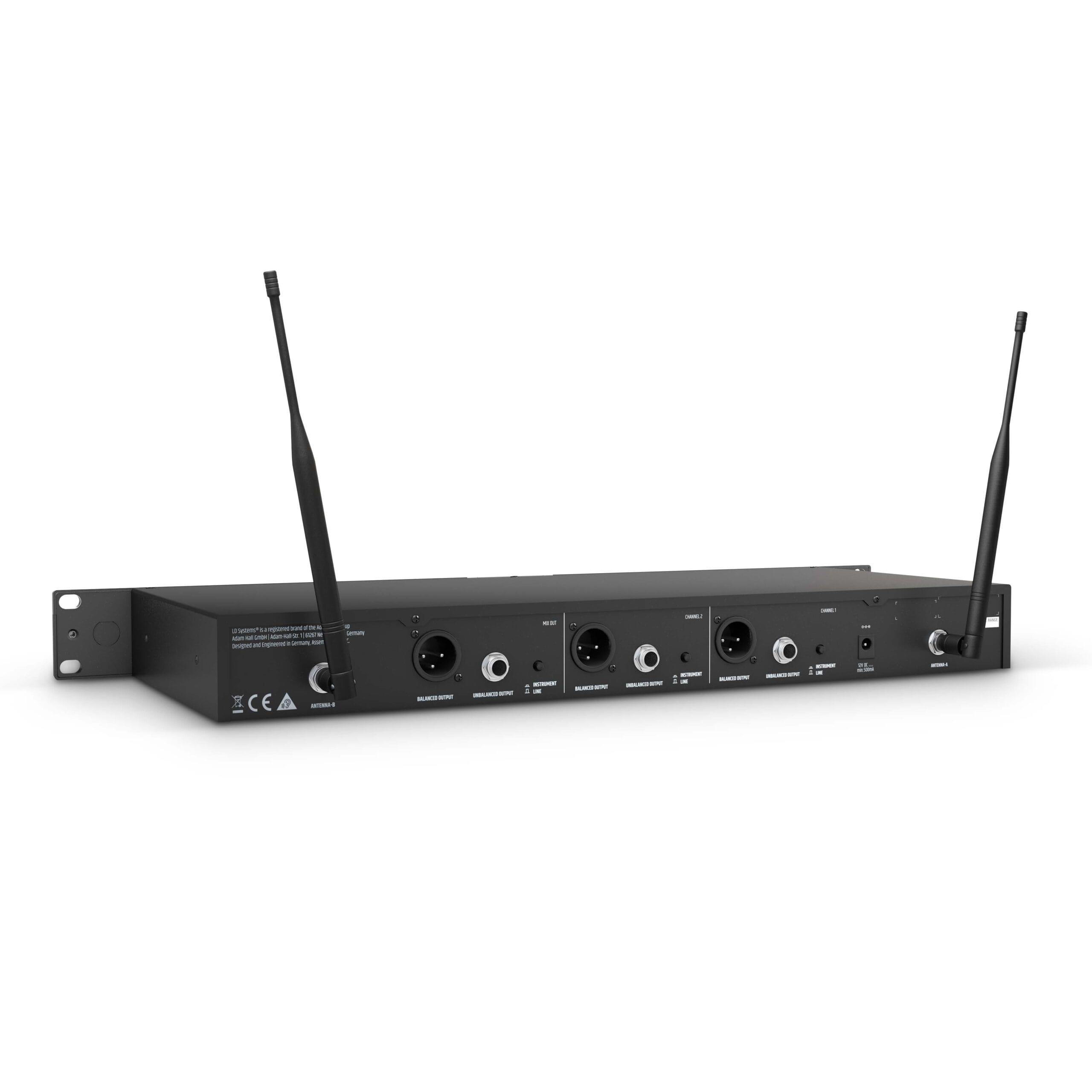 LD Systems U500 Series Dual Wireless Microphone (Rear)