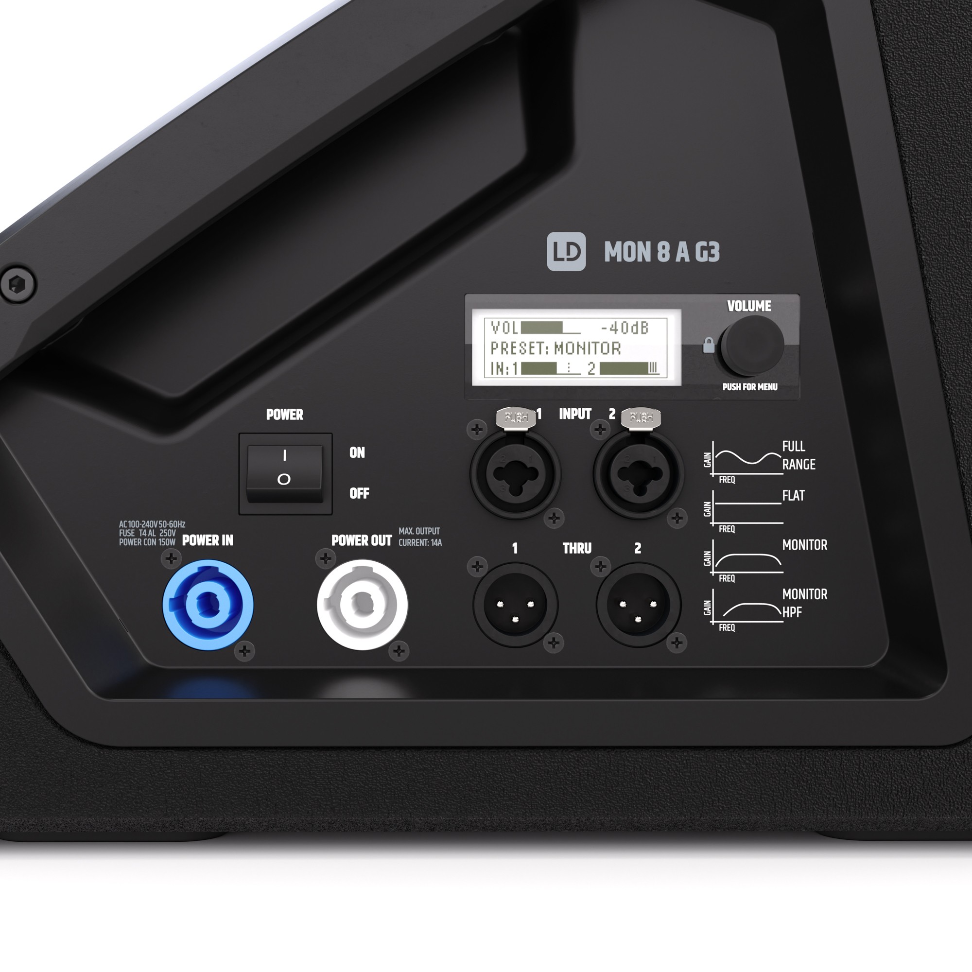 LD Systems MON 8A G3 | 8″ Powered Stage Monitor