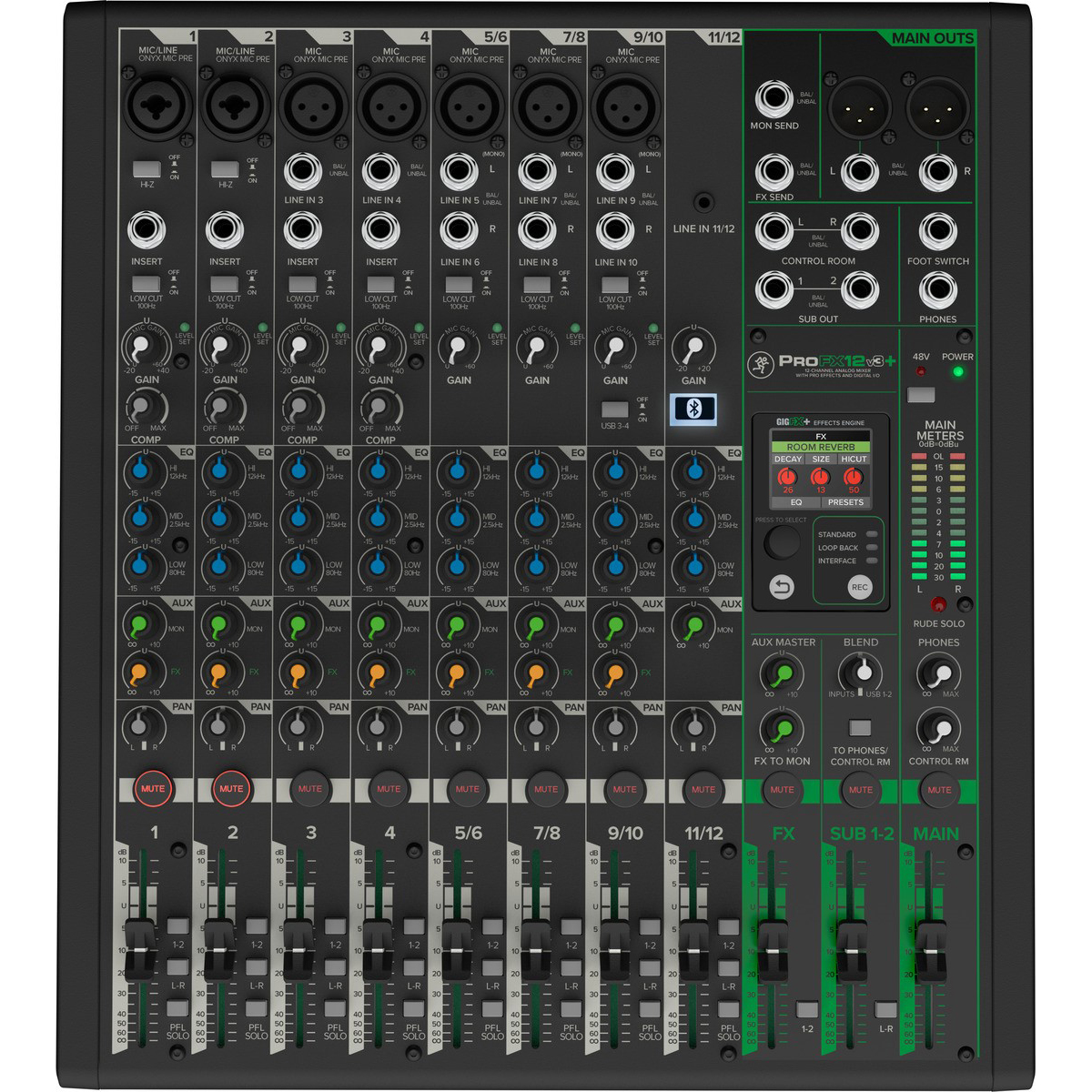 Mackie ProFX12v3+ | 12-Channel Analog Mixer (Rental) - Image 2